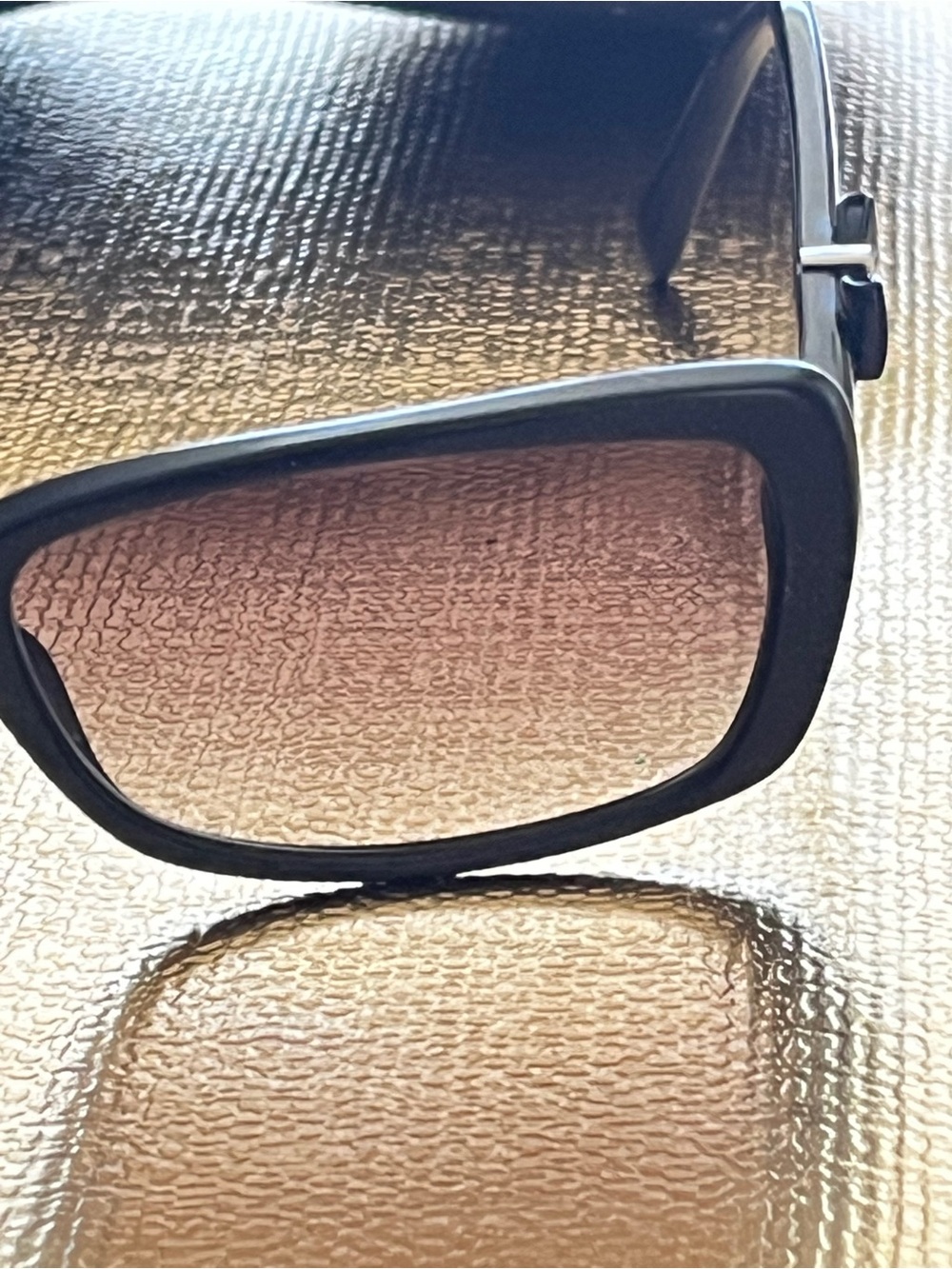 CHANEL Black Frame Sunglasses with Brown Gradient Lenses - Picture 11 of 11